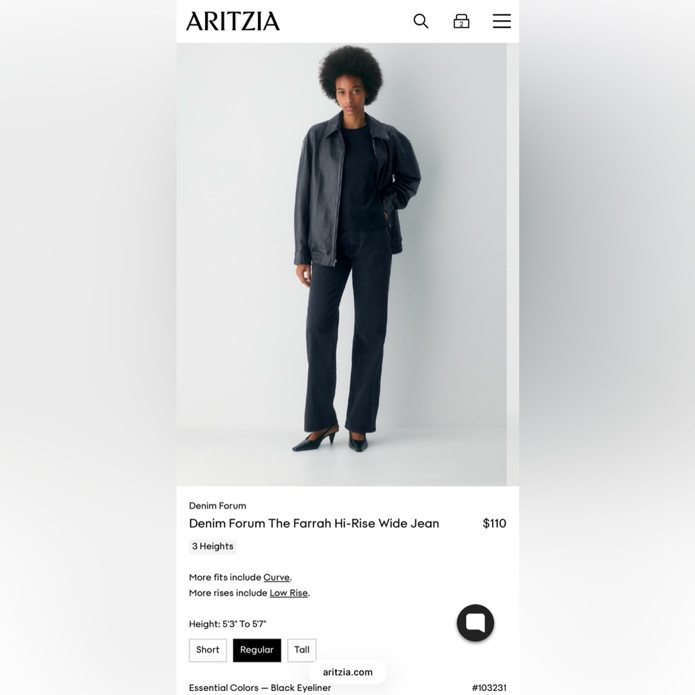 Denim Forum Midnight Black Trousers
